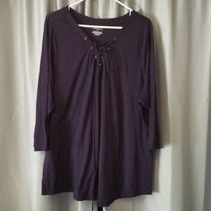 Lane Bryant 3/4 sleeve tshirt